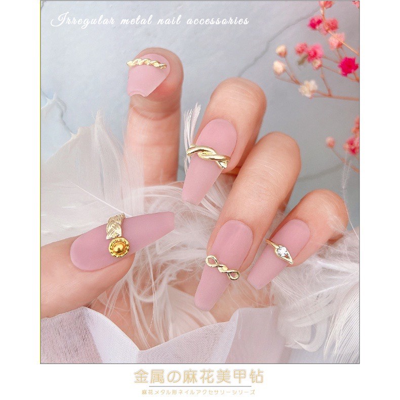 Set charm nhẫn đính móng