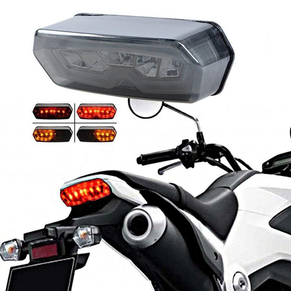 MG Đèn hậu LED xe máy Đèn hậu phía sau Đèn xi nhan Đèn phanh 12V Chống nước cho Honda MSX / Grom 125 13-16