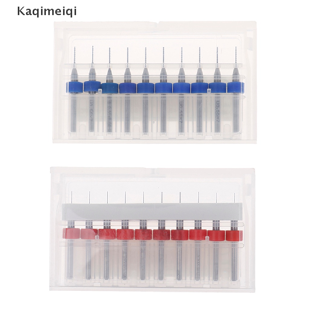 Set 10 mũi khoan mini PCB in hình bảng mạch cacbua CNC