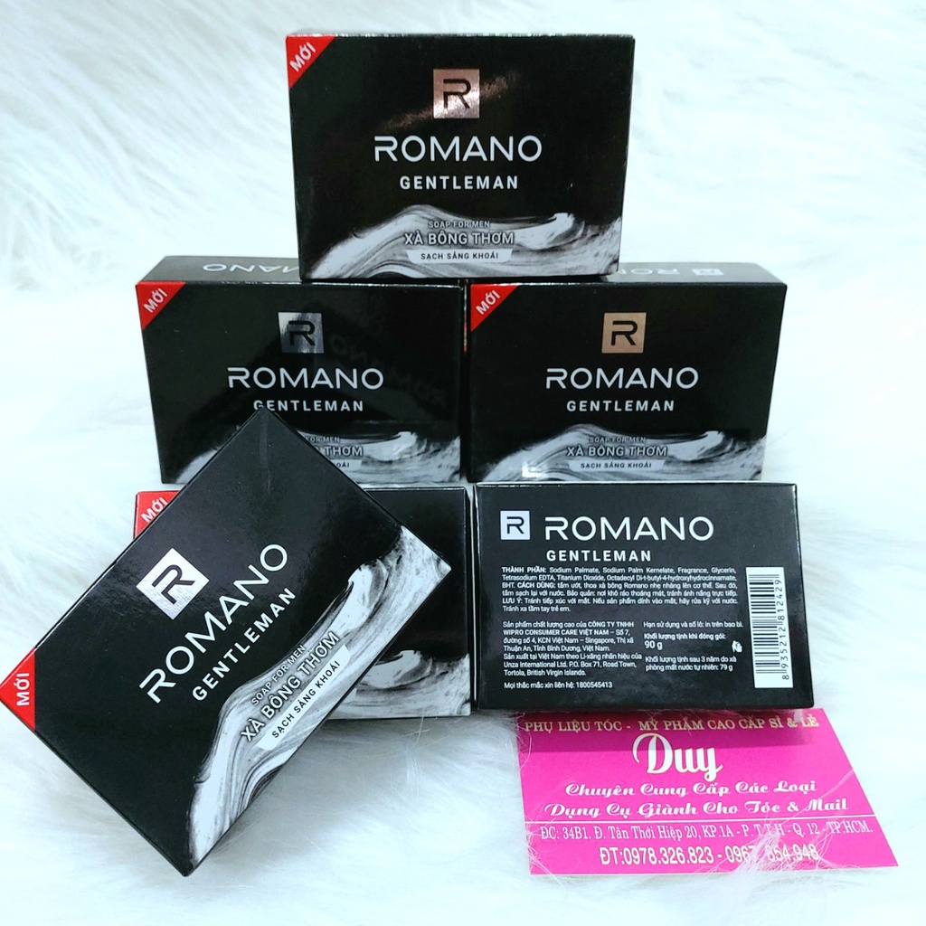 Xà bông cục Romano 90g Đủ Loại Classic - Attitude -  Gentleman