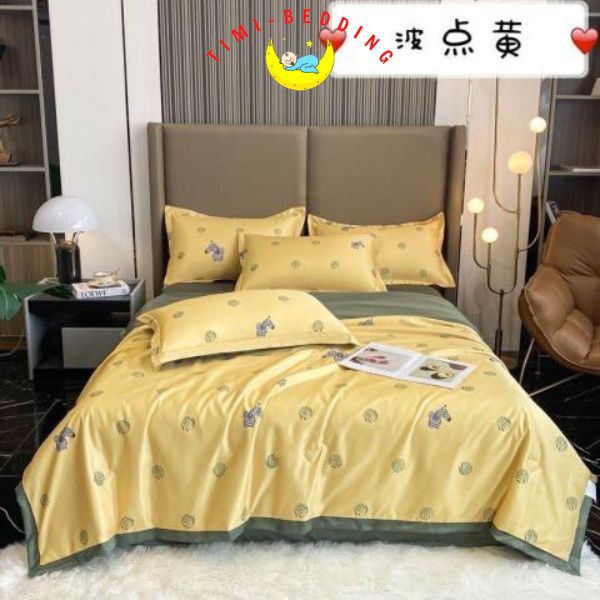 Chăn lụa thái mùa hè – Chăn hè lụa nhập khẩu cao cấp, mát mẻ 2x2,3m– Timibedding
