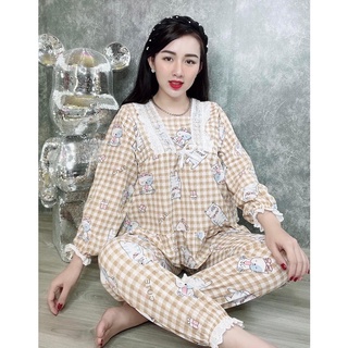 Sét Tiểu Thư Siêu Cưng Đồ Bộ Tiểu Thư Chất Lụa Mềm Mịn