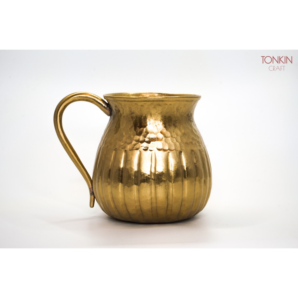 Cốc nước bằng đồng, cốc đồng, cốc đồng thau an toàn sức khỏe, quà tặng