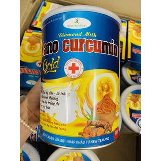 Hộp 900g Sữa Nghệ Nano Curcumin Gold giảm đau dạ dày, đẹp da
