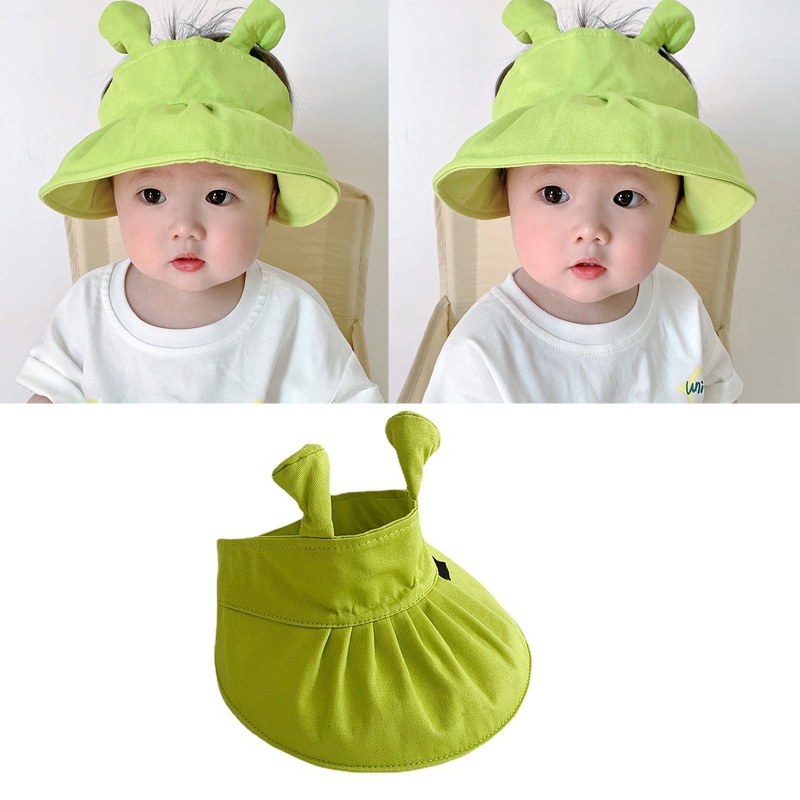 Nón Tai Bèo Chống Nắng Vành Rộng Thời Trang Mùa Hè Cho Bé 1-3 Tuổi