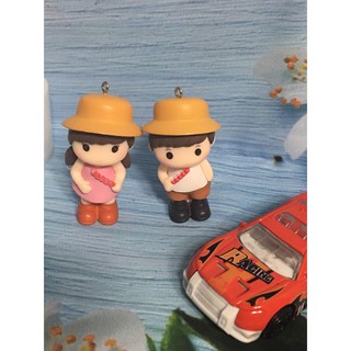 Móc khóa đôi kẹo hồ lô.