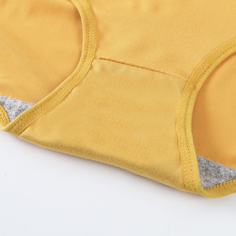 Quần lót AOWEINISI 5 màu sắc tùy chọn không hằn vết đệm kháng khuẩn kép thoải mái lưng cao vừa linh hoạt thời trang