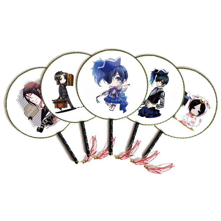 Quạt tròn cổ trang Hắc Quản Gia Kuroshitsuji - Furyu Black Butler: Ciel Phanto anime cầm tay