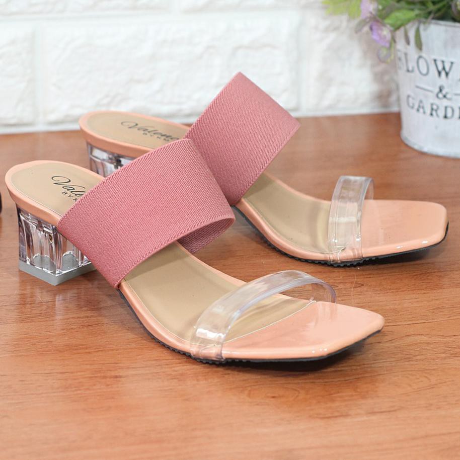 Giày Sandal Quai Co Giãn Mặt Kính 4.4 Mega Shoping Day Zara Ip-02