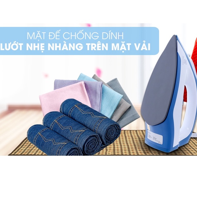 Bàn ủi cầm tay ELECTROLUX EDI2004 bàn là quần áo khô có phun tia nước - chính hãng