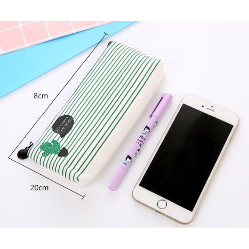 Túi vải hoạt tiết xương rồng siêu xinh