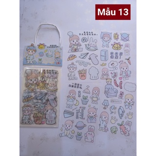 🔹 Sticker Hình Dán Xấp 4 Tấm