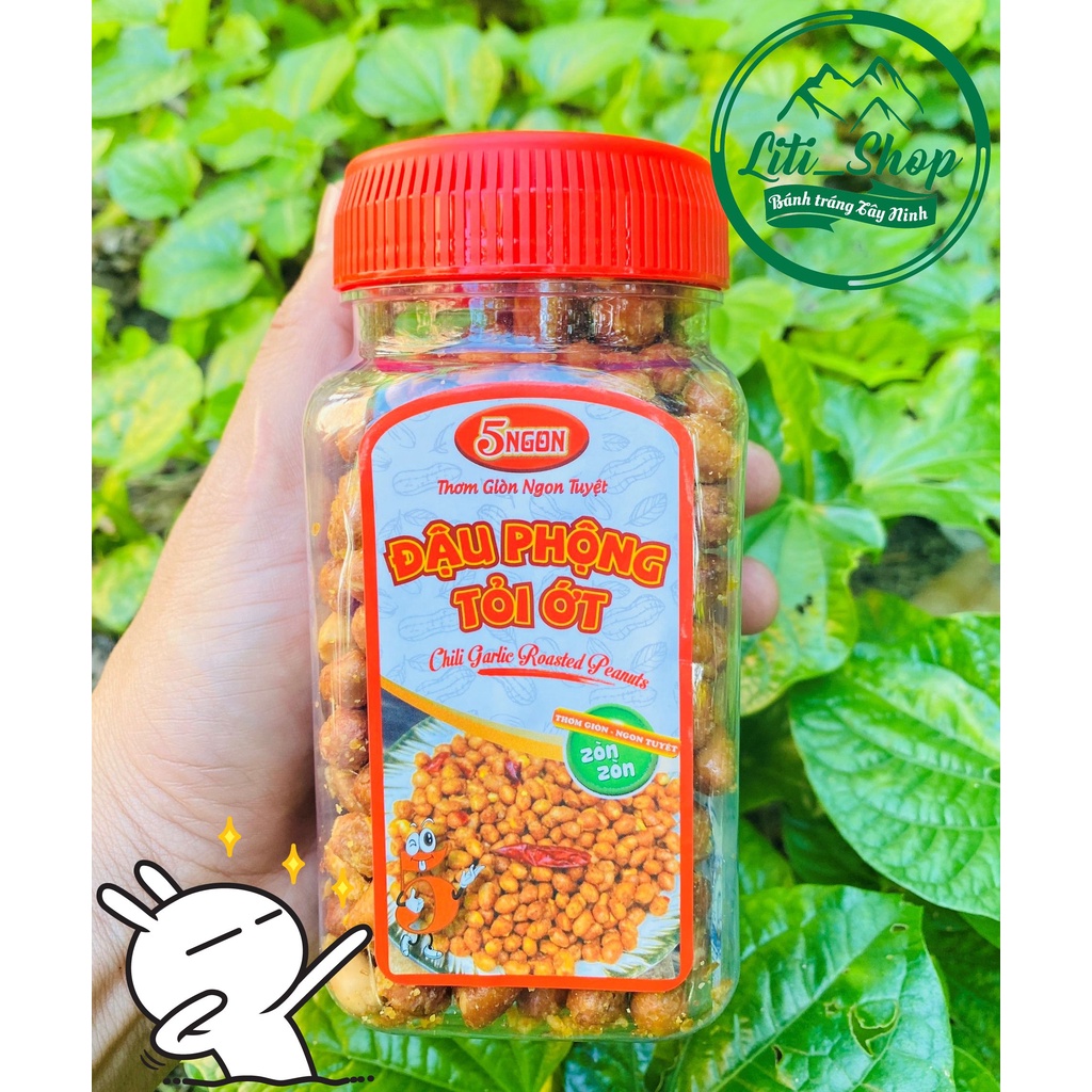 Đậu phọng Rang tỏi ớt 5 Ngon 250Gr