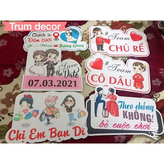 HASHTAG CẦM TAY đám cưới, sự kiện, thiết kế theo yêu cầu!