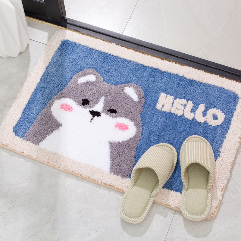 Thảm Chùi Chân Siêu Thấm Nước Cao Cấp Dễ Thương Cho Phòng Tắm