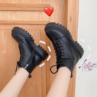 Boot đế răng cưa khoá cạnh kèm ảnh thật