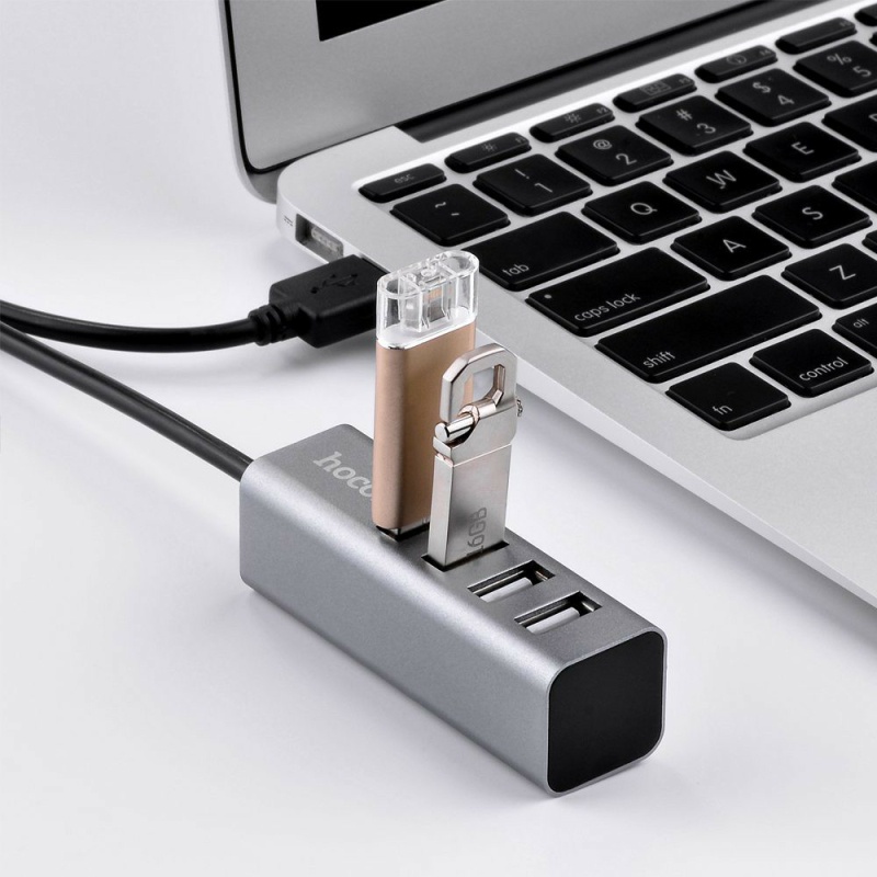 Bộ Hub 4 cổng USB Hoco HB1 Chính Hãng - Bảo hành 12 tháng