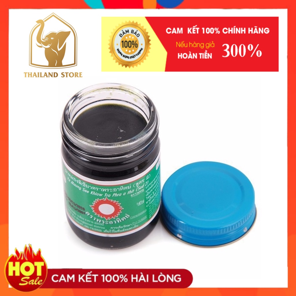 Dầu cù là đen mặt trời đỏ Thái Lan 60gr chính hãng