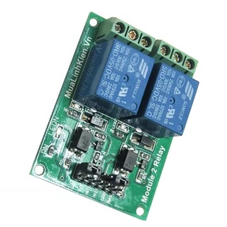 Module Relay 5V 2 Kênh 10A Cách Ly Quang