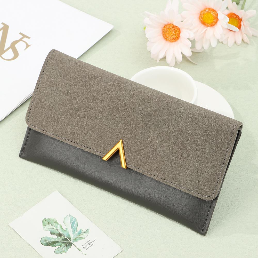 Ví Da Kiểu Phong Bì Có Khóa Kéo Thời Trang Nữ 1