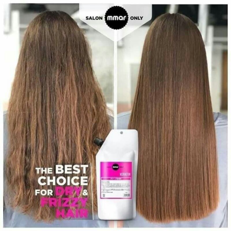 KERATIN BỌC TÓC  MMAR - Phục hồi tóc hư tổn Phủ bọc Keratin Mmar 500ml ( Nhật Bản )