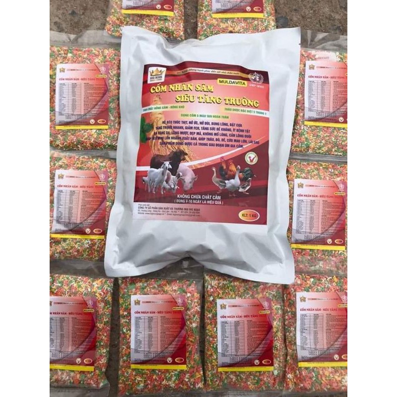 CỐM NHÂN SÂM-SIÊU TĂNG TRƯỞNG 1kg/gói