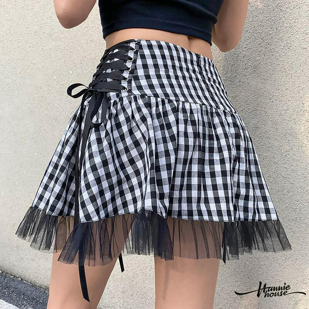 Chân váy tulle phối dây thắt quyến rũ thời trang cho nữ