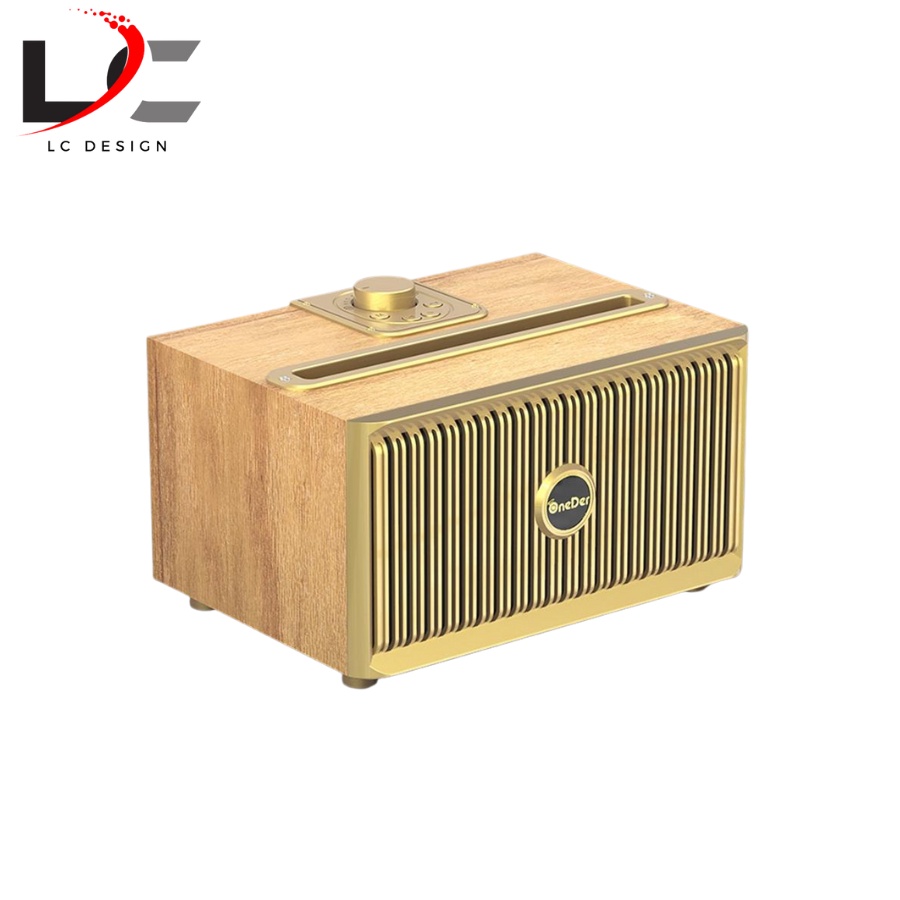 Loa bluetooth gỗ Oneder V6 âm thanh trầm thiết kế sang trọng- LC DESIGN