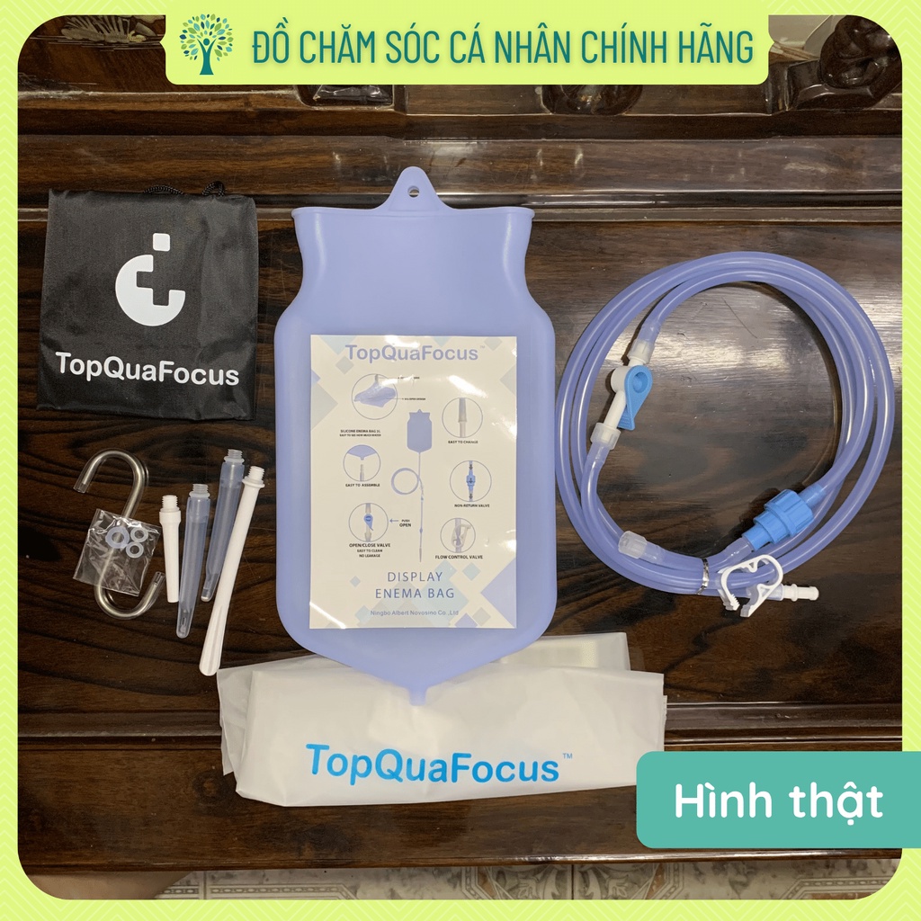 Túi thụt tháo đại tràng, thải độc cà phê, thải độc đại tràng TopQuaFocus TOP2