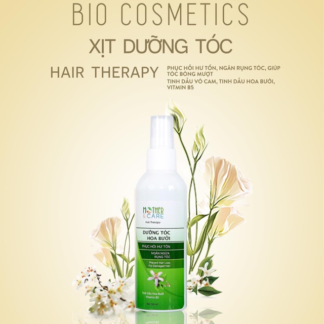 XỊT DƯỠNG HOA BƯỞI KÍCH MỌC TÓC