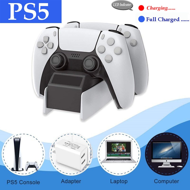 Đế Sạc Có Đèn Led Cho Ps5 Ps4 / Ps4 Slim / Ps4 Pro