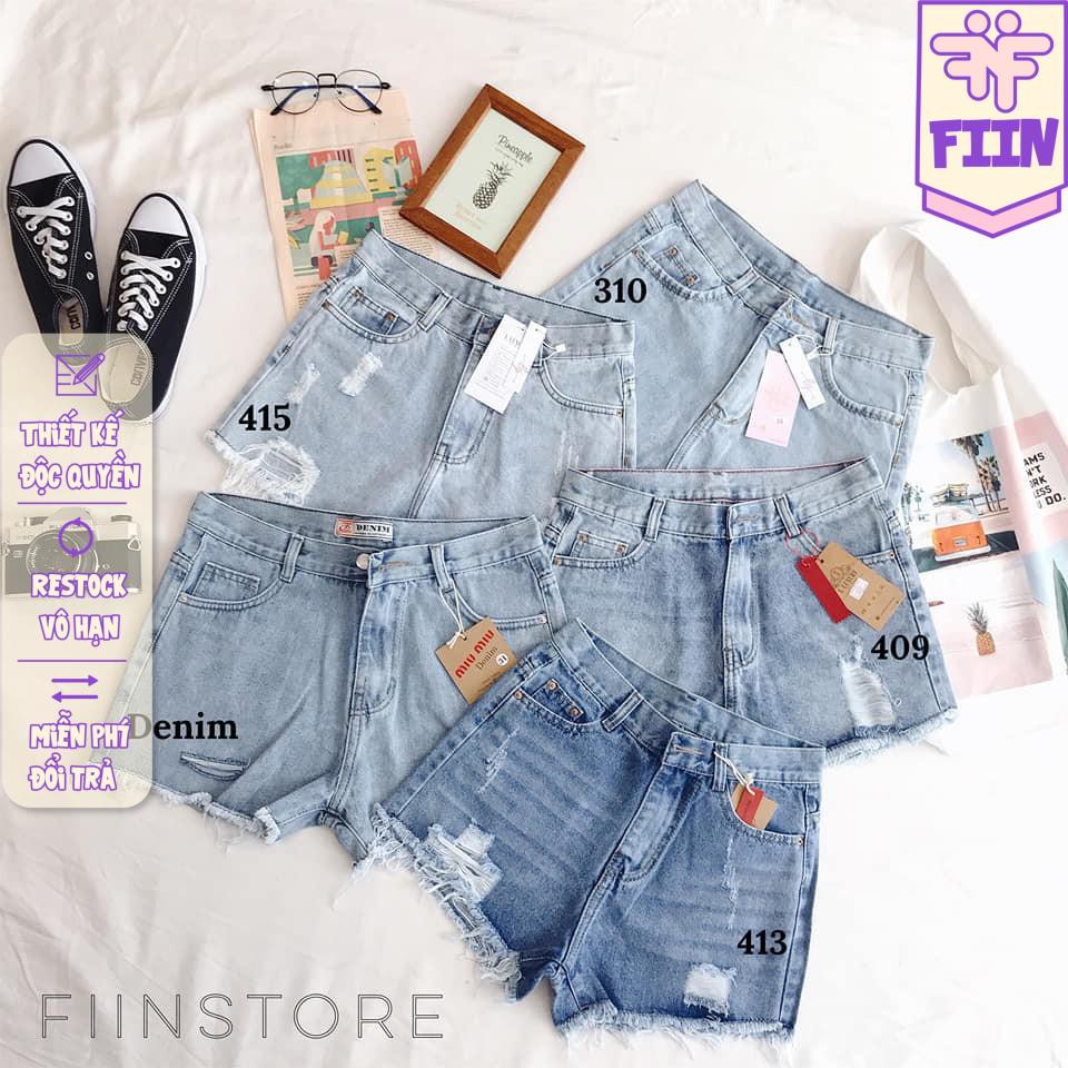 free [HOT] QUẦN SHORT JEANS XANH DƯƠNG (DENIM) - FIINSTORE (Đọc mô tả để lựa size) giá sốc