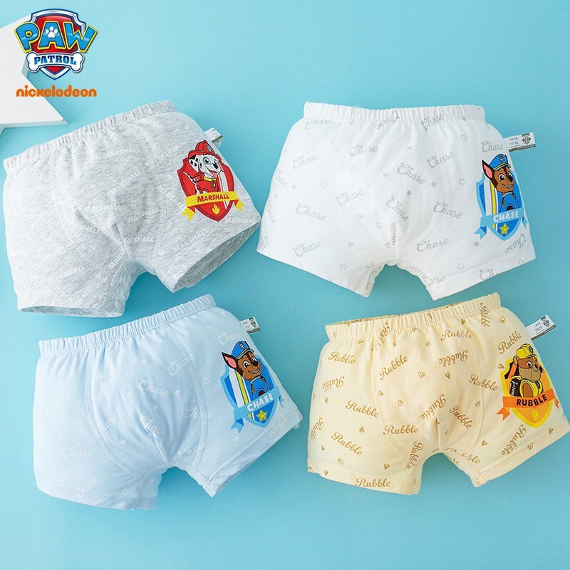 Paw Patrol Quần Lót boxer Chất Liệu cotton In Hoạ Tiết Hoạt Hình Dành Cho Bé Trai