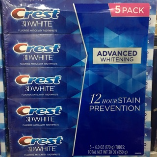 Kem đánh răng Crest 3D White Advanced Whitening 170G của Mỹ