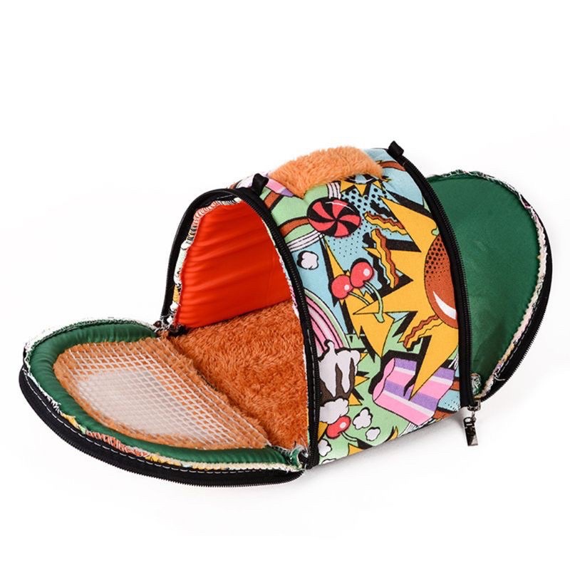 Túi Xách Hoạ Tiết Cute cho Hamster | Thú Nhỏ 18x18x15cm