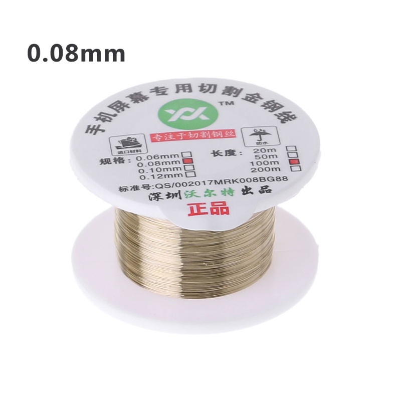Cuộn Dây Thép 4 Kích Cỡ 100m / 329ft Siêu Mỏng Chuyên Dụng Sửa Chữa Màn Hình LCD