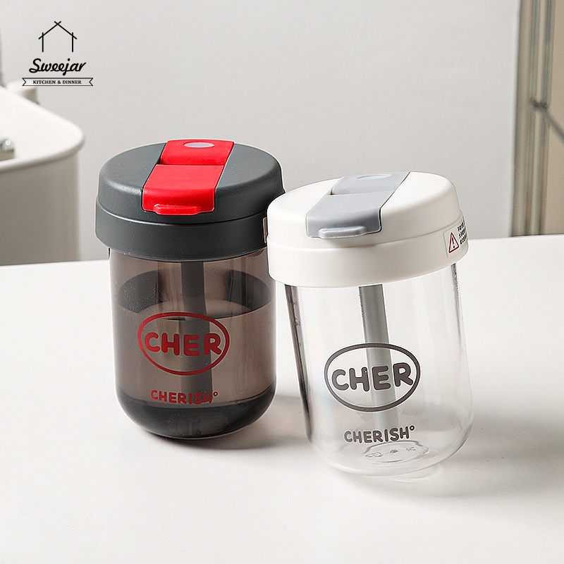 Cốc uống nước SWEEJAR bằng silicone PC chịu nhiệt tốt dung tích 300ml