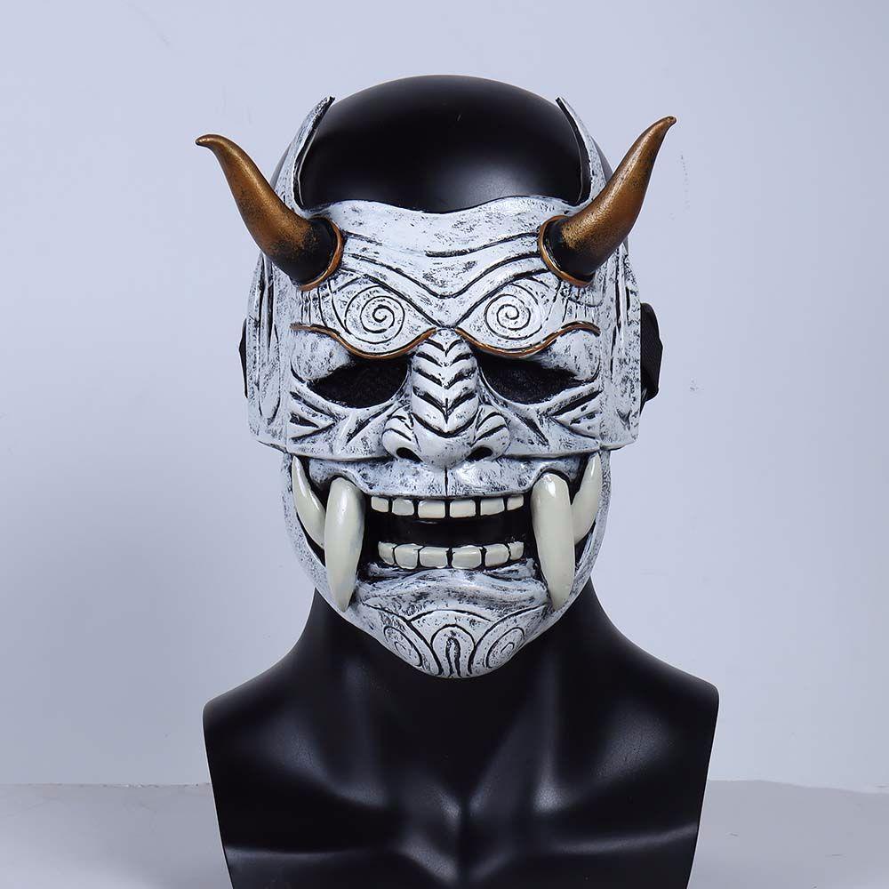 Mặt Nạ Hóa Trang Nhân Vật Samurai Nhật Bản Bằng Latex Toàn Diện