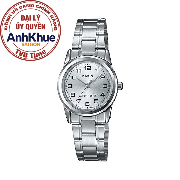 Đồng hồ nữ dây kim loại Casio chính hãng Anh Khuê LTP-V001D-7BUDF (25mm)