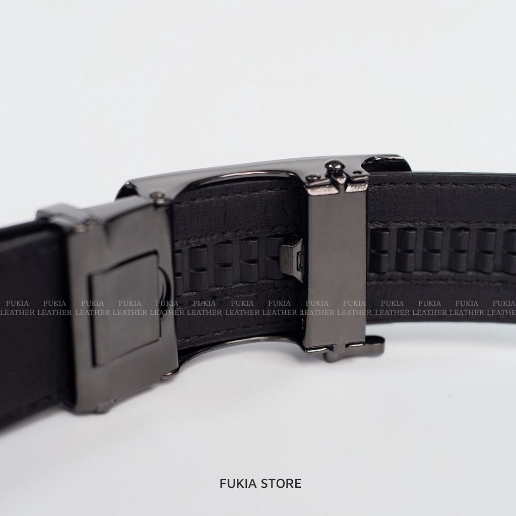 Dây lưng nam da thủ công Epsom khoá tự động cao cấp FUKIA VDL010