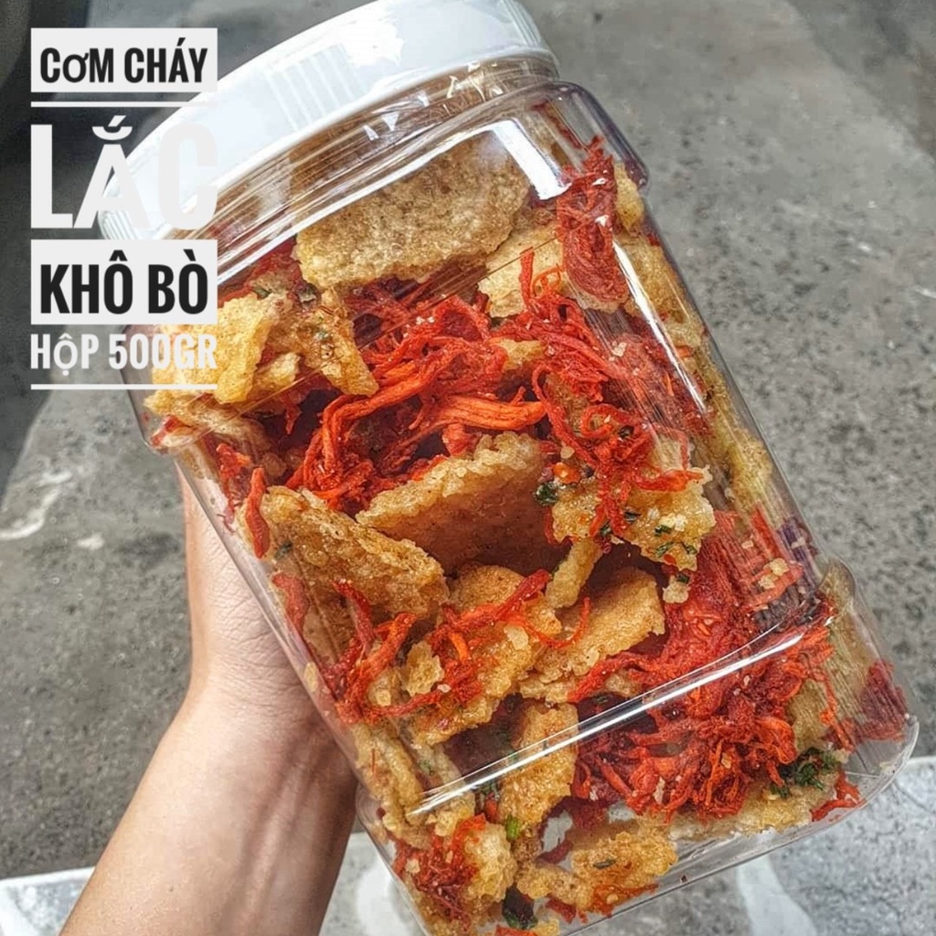 Cơm Cháy Lắc Khô Bò - Hộp 300Gram