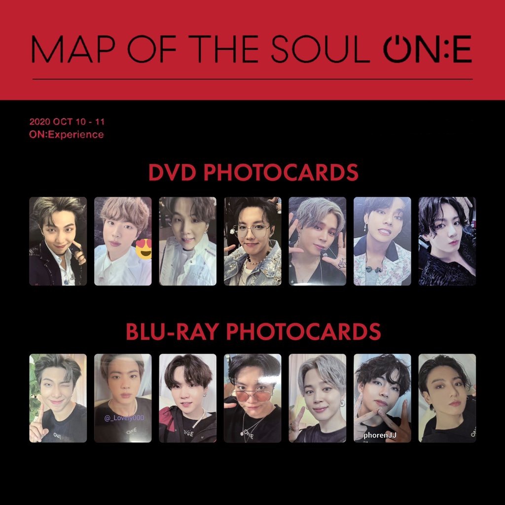 Photocard nhóm nhạc BTS - photo card BTS  - MOST ON:E concert - hàng unoff