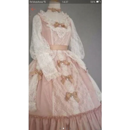 Đầm Cosplay hồng trắng