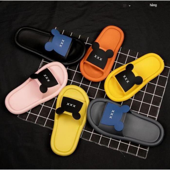 Dép ulzzang quai ngang tai gấu đi trong nhà siêu dẻo