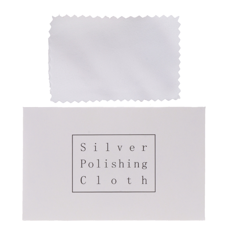 ✿INF✿1Pc Cotton Polishing Cloth for Cleaning Silver Gold and Platinum Jewelry Cleaner