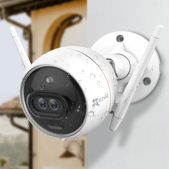 Camera IP WiFi Ngoài Trời 2.0Mp Ezviz C3X, Công Nghệ Dark-Fighter Sử Dụng AI - BH 24 THÁNG