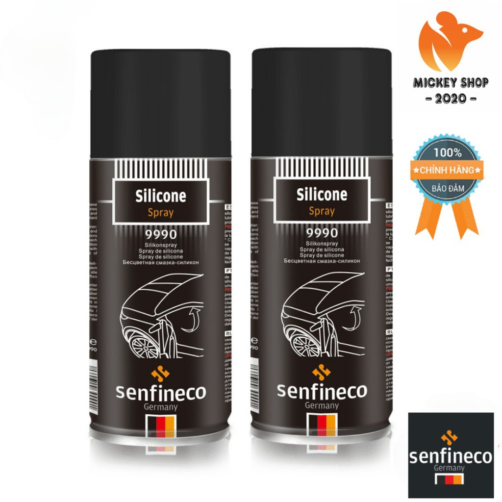 [ 100% GERMANY ] Bình Xịt Silicone Senfineco 9990 – 450ML Silicone Spray Làm Kín Joan Cao Su - CHÍNH HÃNG