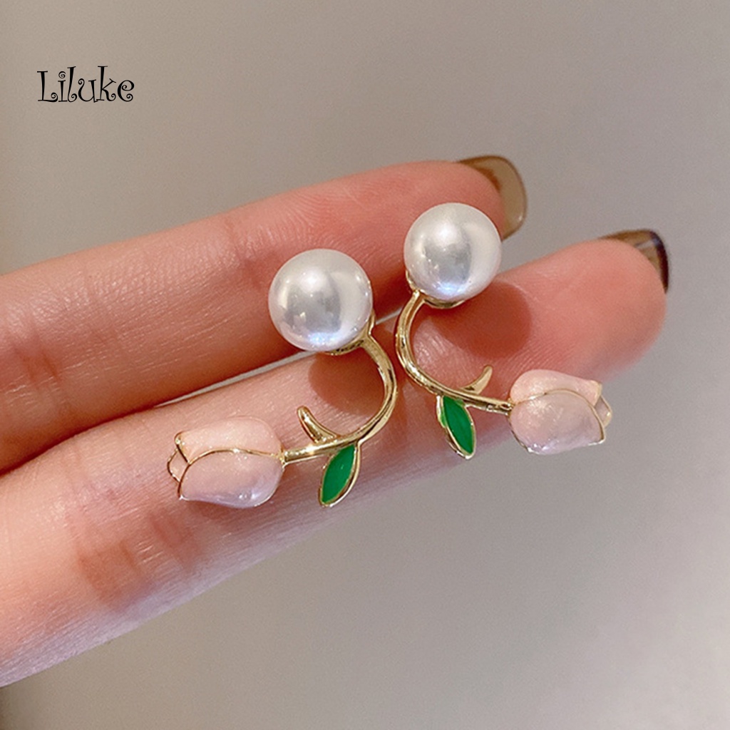 Đôi Khuyên Tai HìNh Hoa Tulip ThờI Trang Cho Nữ