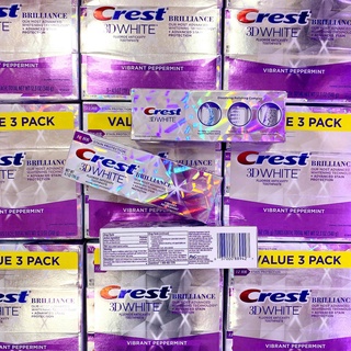 Kem Đánh Răng Crest 3D White Brilliance Toothpaste Mỹ