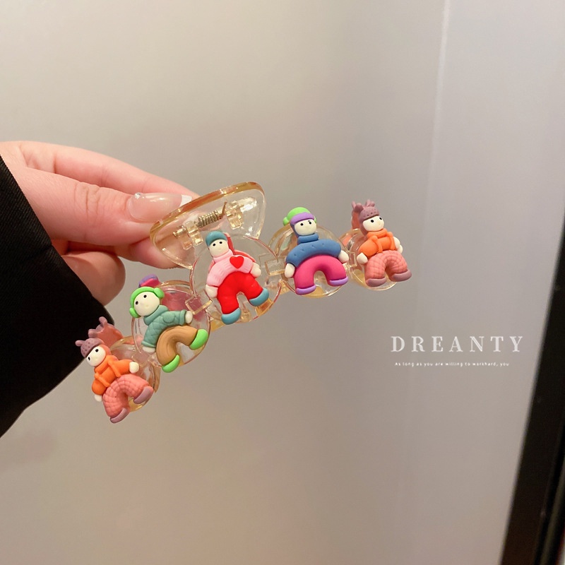 Kẹp Tóc Hình Cá Mập Hoạt Hình Nhiều Màu Sắc Sáng Tạo Dễ Phối Đồ